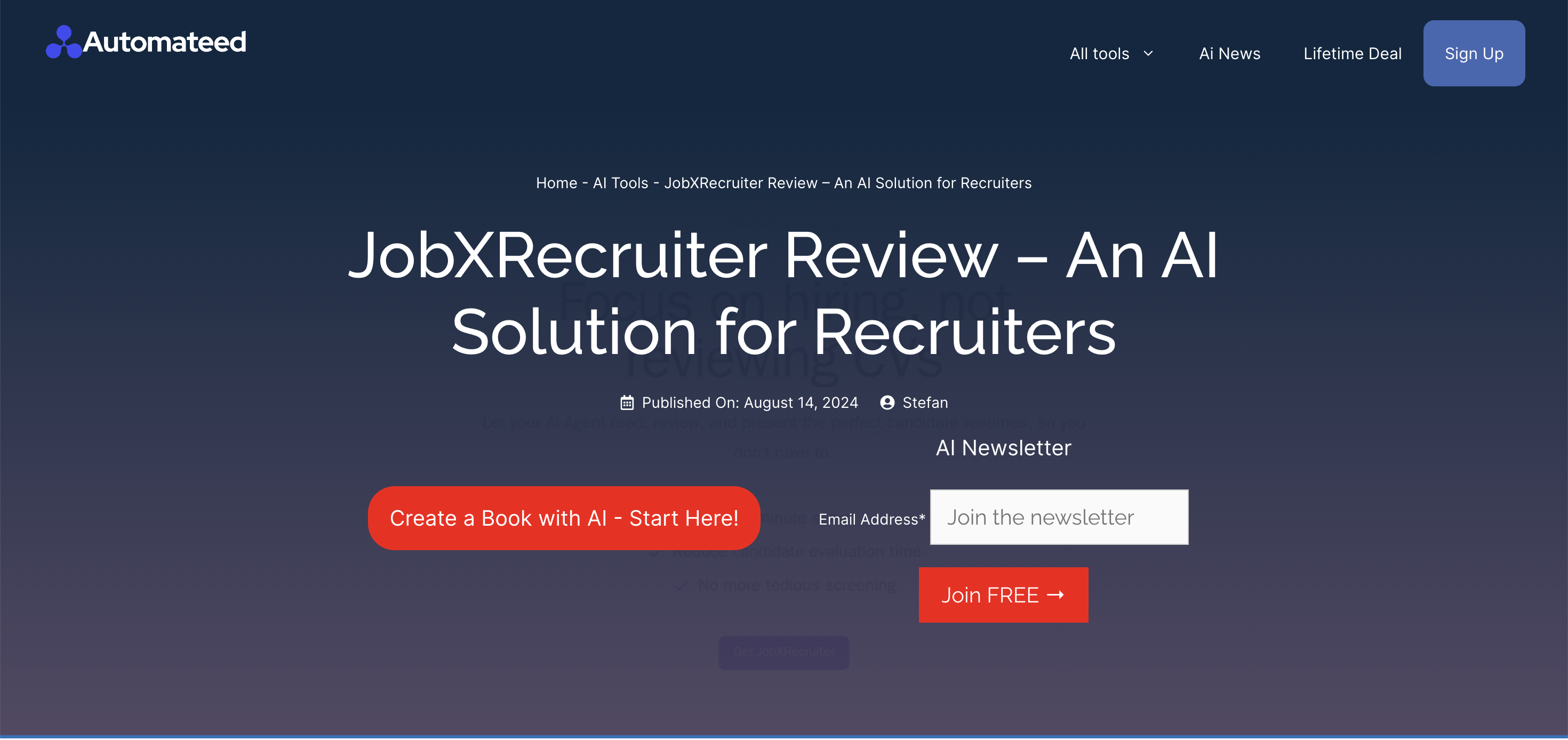 JobXRecruiter Review